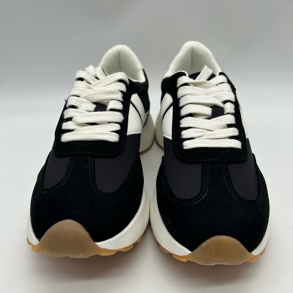 Steve Madden Kendrix Black White Lace-Up Sneakers Women’s Size 8 New With Box - Picture 4 of 10